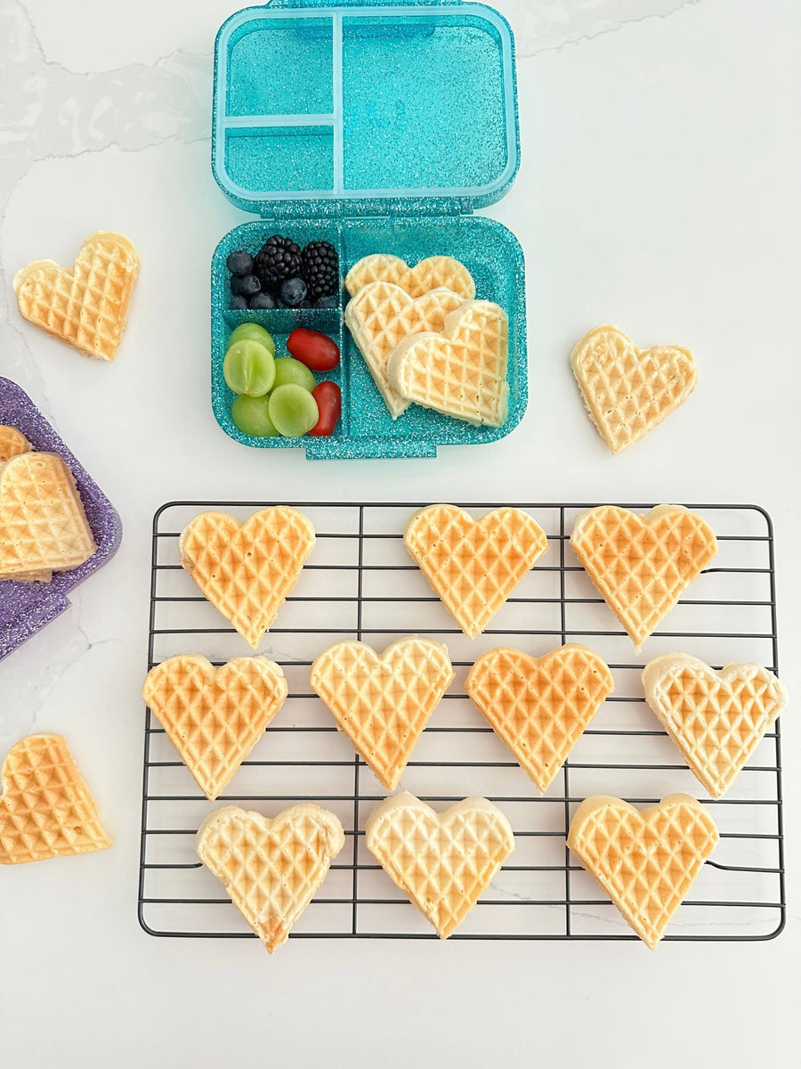 Baba’s Heart Waffles - Mum Made Yum