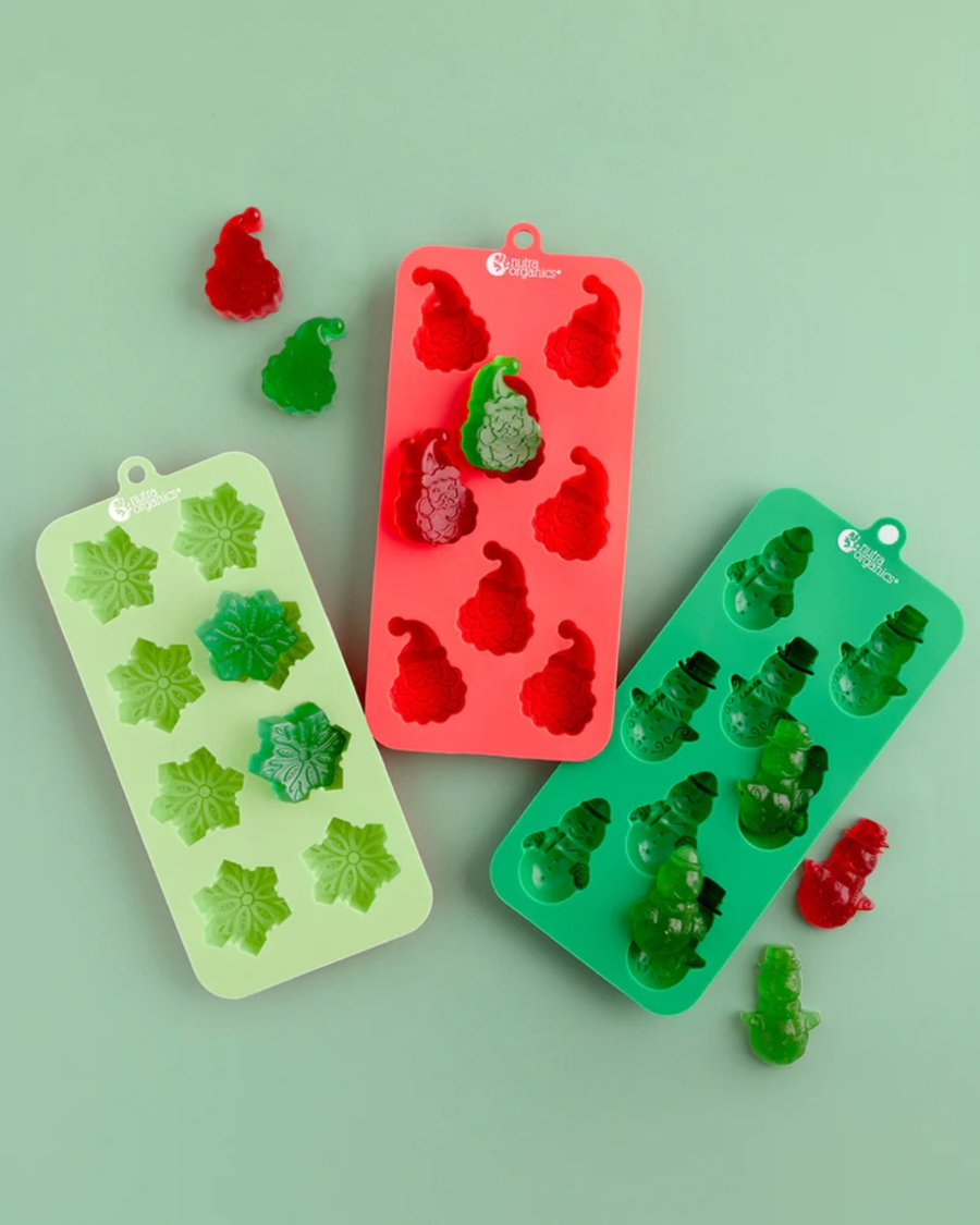 Silicone Candy/ Gummy Moulds - Christmas Edition