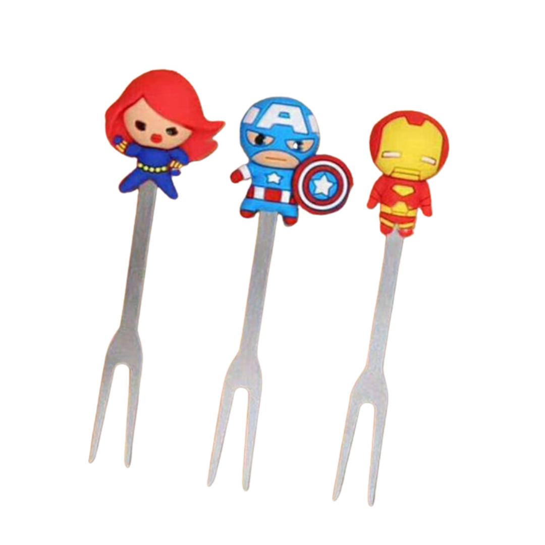 Food Picks/ Forks - Avengers (8 Pieces)3