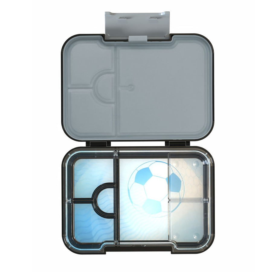 Bento Lunchbox (Medium) - Black Soccer