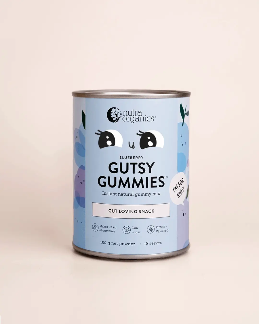 Nutra Organics Gutsy Gummies 150g - Blueberry