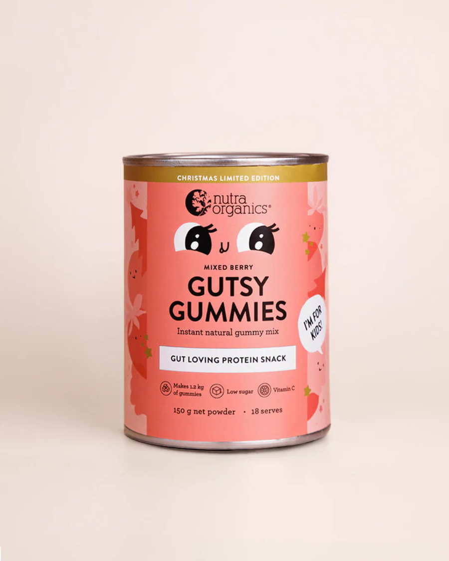 Nutra Organics Gutsy Gummies 150g - Mixed Berry