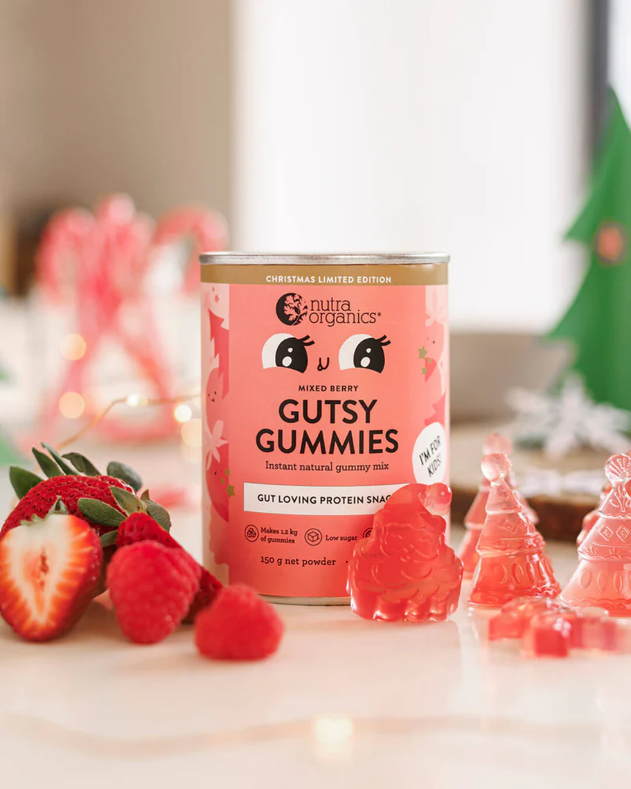 Nutra Organics Gutsy Gummies 150g - Mixed Berry