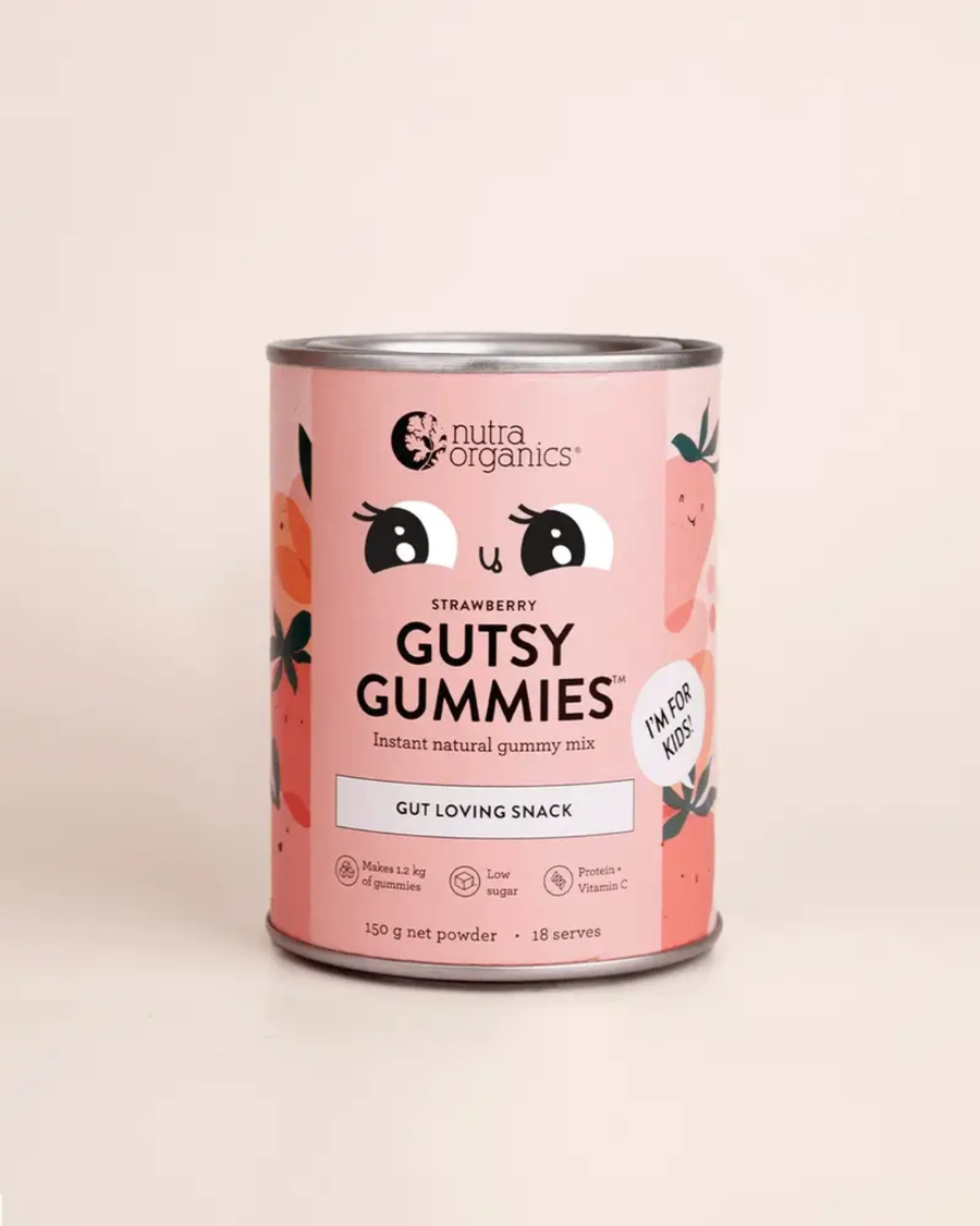 Nutra Organics Gutsy Gummies 150g - Strawberry