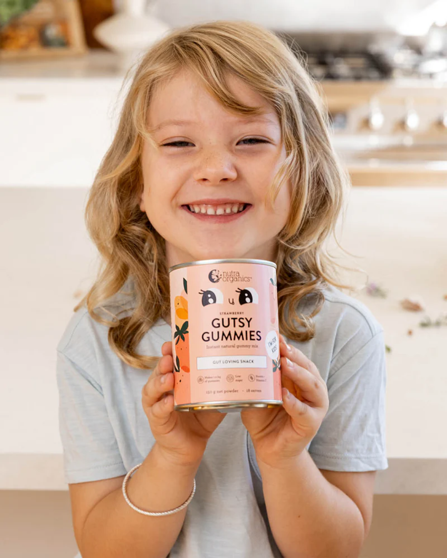 Nutra Organics Gutsy Gummies 150g - Strawberry