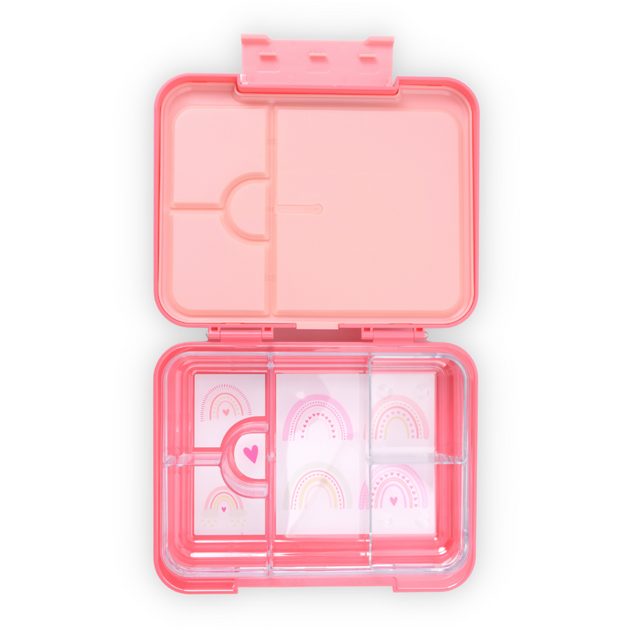 Bento Lunchbox (Large) - Pink Rainbow 2.0