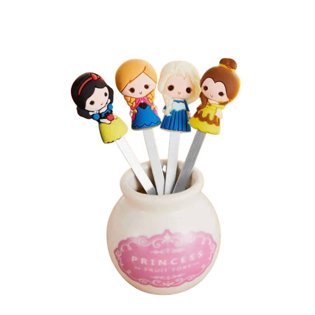 Food Picks/ Forks - Princess (6 Pieces)2