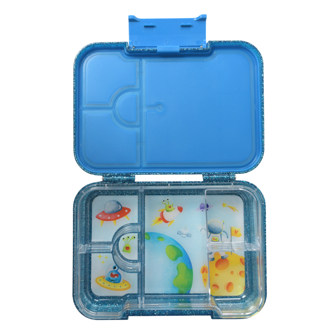 BUNDLE: Blue Sparkle Space Lunchbox Value Bundle