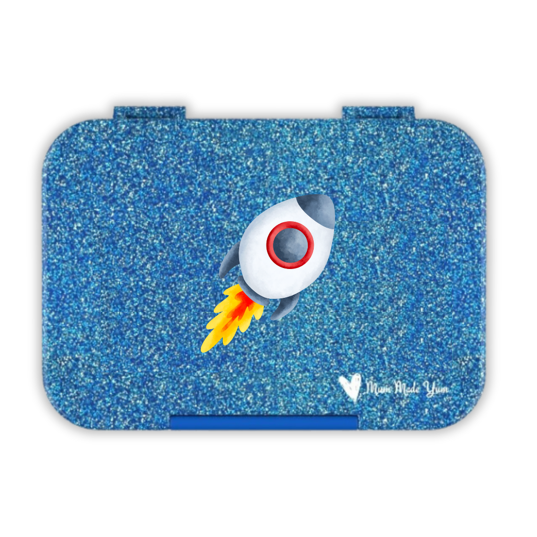 BUNDLE: Blue Sparkle Space Lunchbox Value Bundle