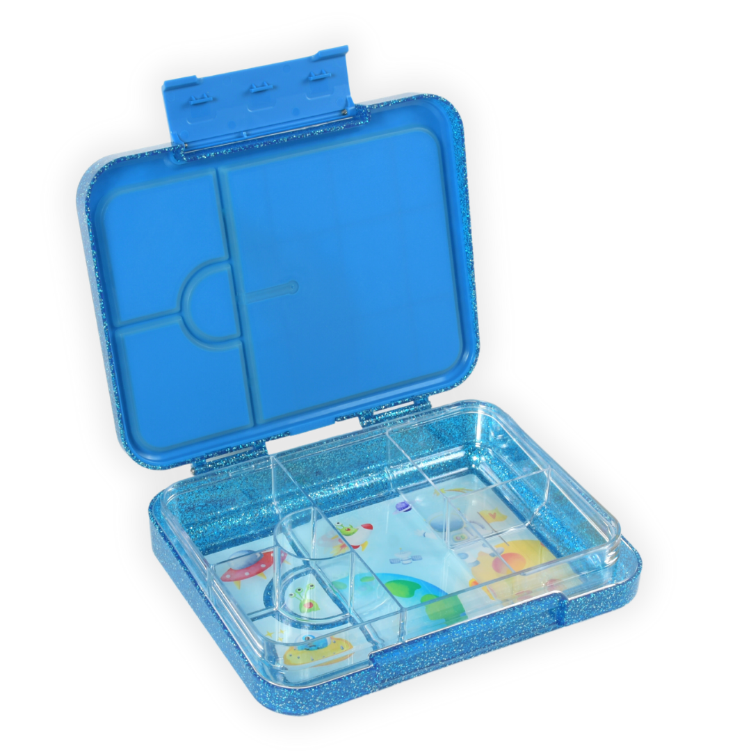 BUNDLE: Blue Sparkle Space Lunchbox Value Bundle