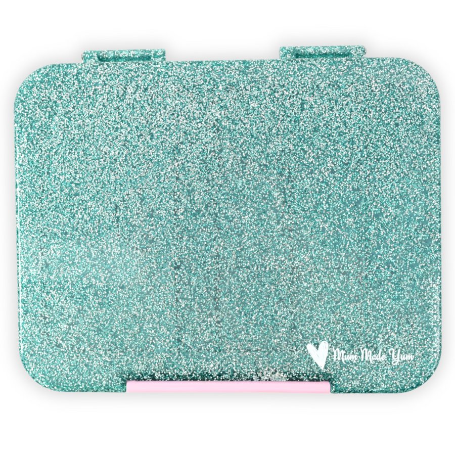 Bento Lunchbox (Large) - Sparkle Teal