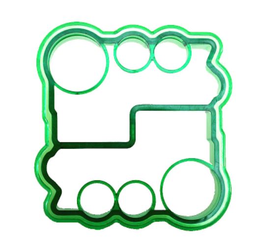 Green Train Sandwich Cutter