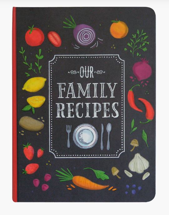 Our Family Recipes: A Meals and Memories Keepsake (Grey)