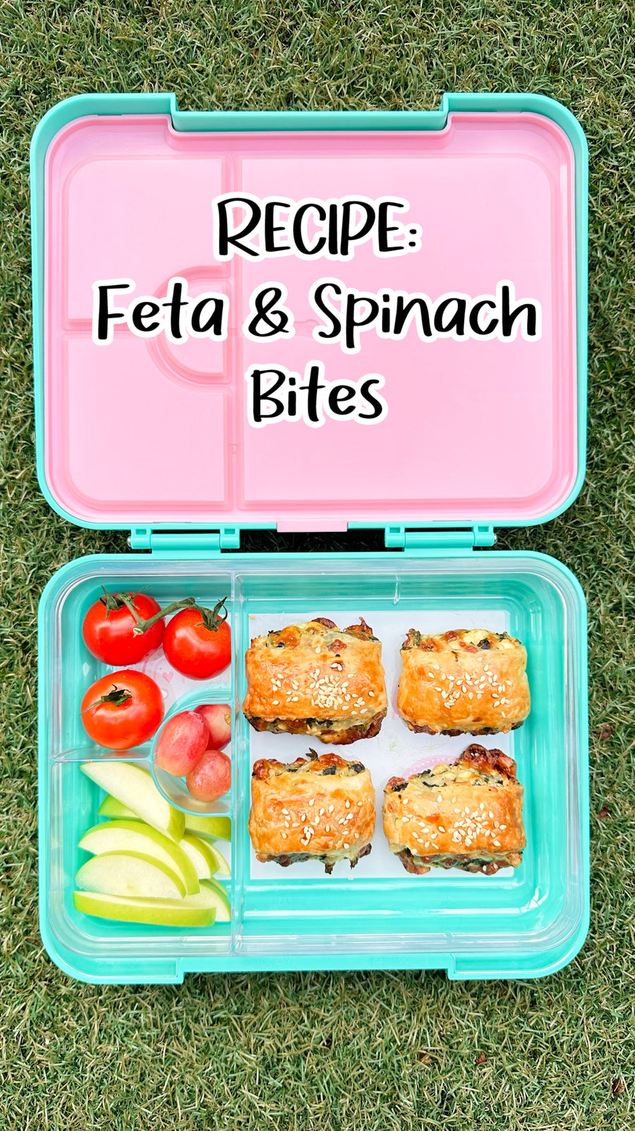 Feta & Spinach Bites Lunchbox Recipe