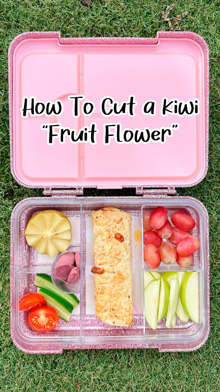 How to cut a kiwi “fruit flower”