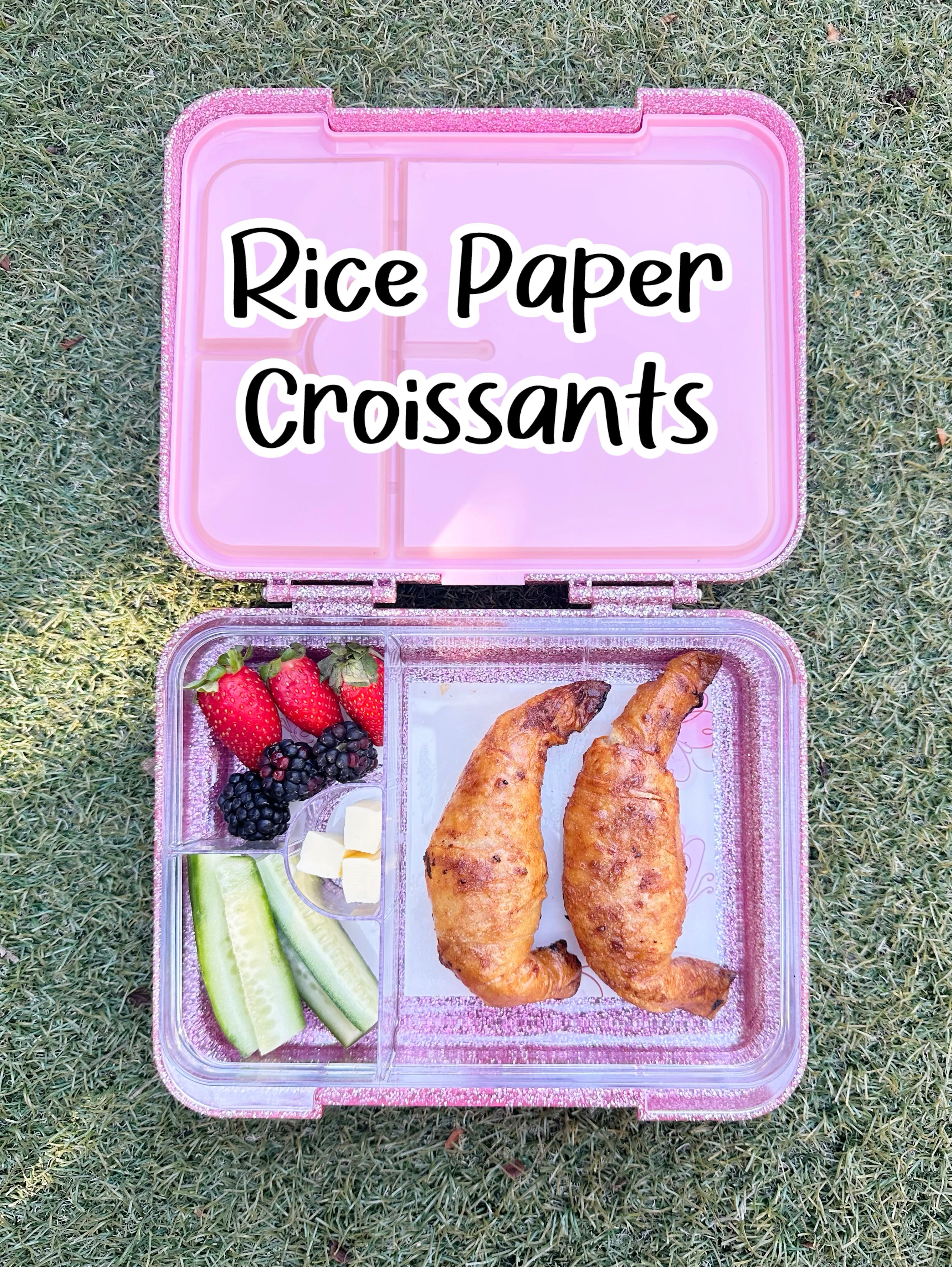 Gluten Free Rice Paper Croissants