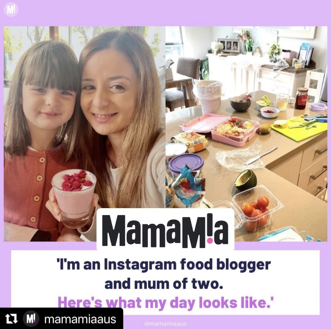 I’m an Instagram food blogger and mum of two...