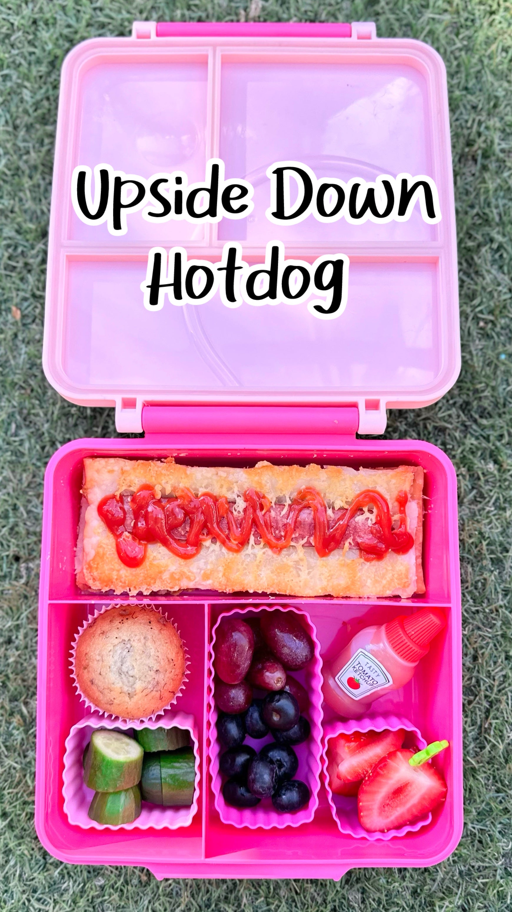 Upside Down Hotdogs Lunchbox recipe