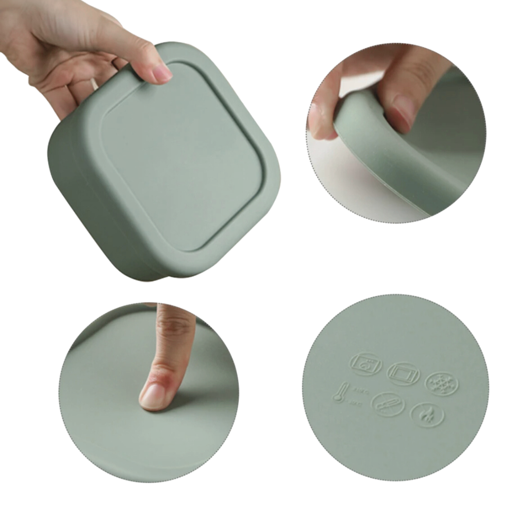 Medium Silicone Lunchbox - Grey3