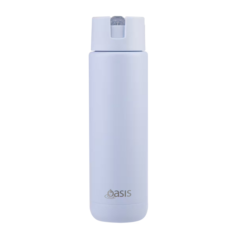 Oasis Ceramic Lined Stainless Steel Triple Insulated Sipper Drink Bottle 700ml - Periwinkle