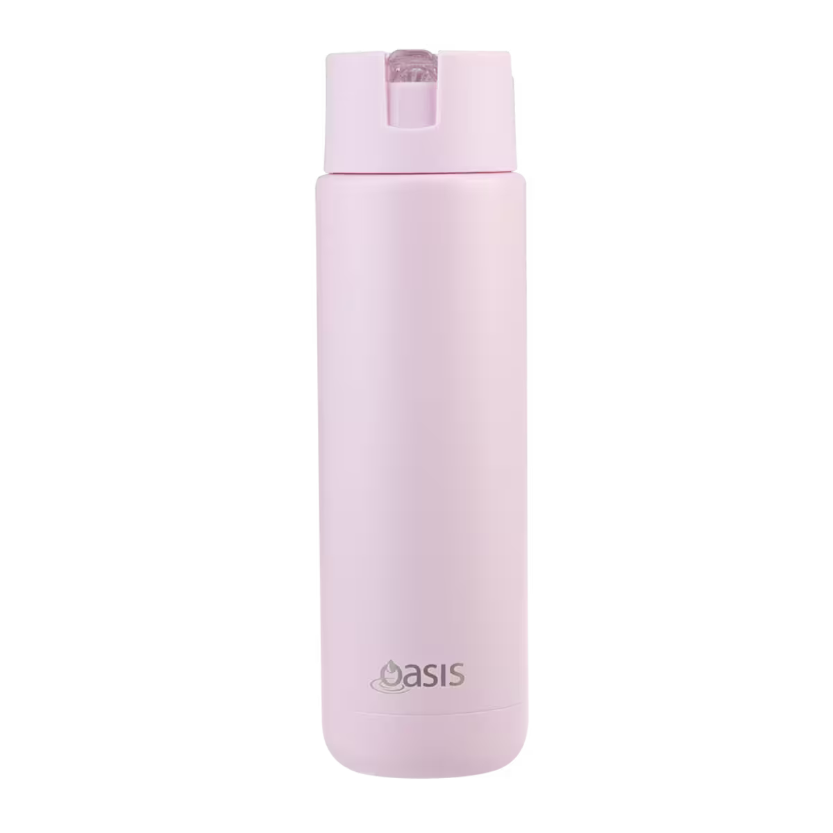 Oasis Ceramic Lined Stainless Steel Triple Insulated Sipper Drink Bottle 700ml - Pink Lemonade