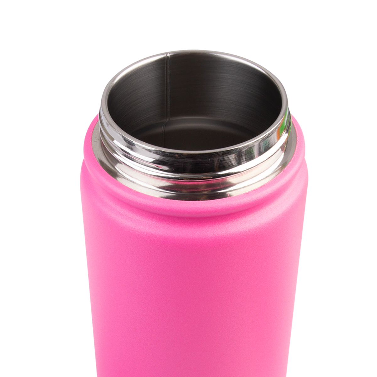 Oasis Stainless Steel Insulated Sipper Drink Bottle 550ml - Neon Pink