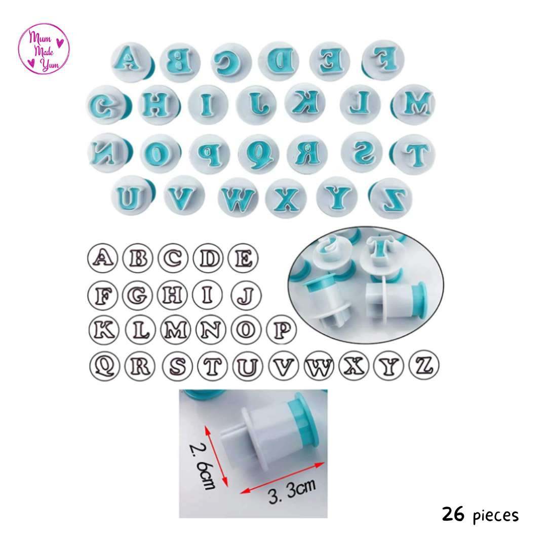 Cookie Cutters - Alphabet Letters Upper Case (26 Pieces)3