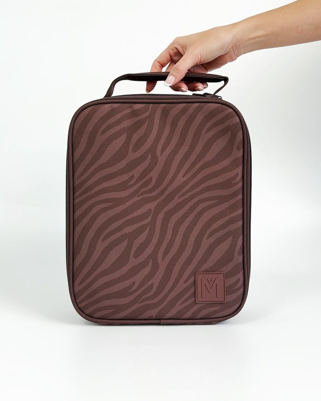 MontiiCo Large Insulated Lunch Bag- Zebra