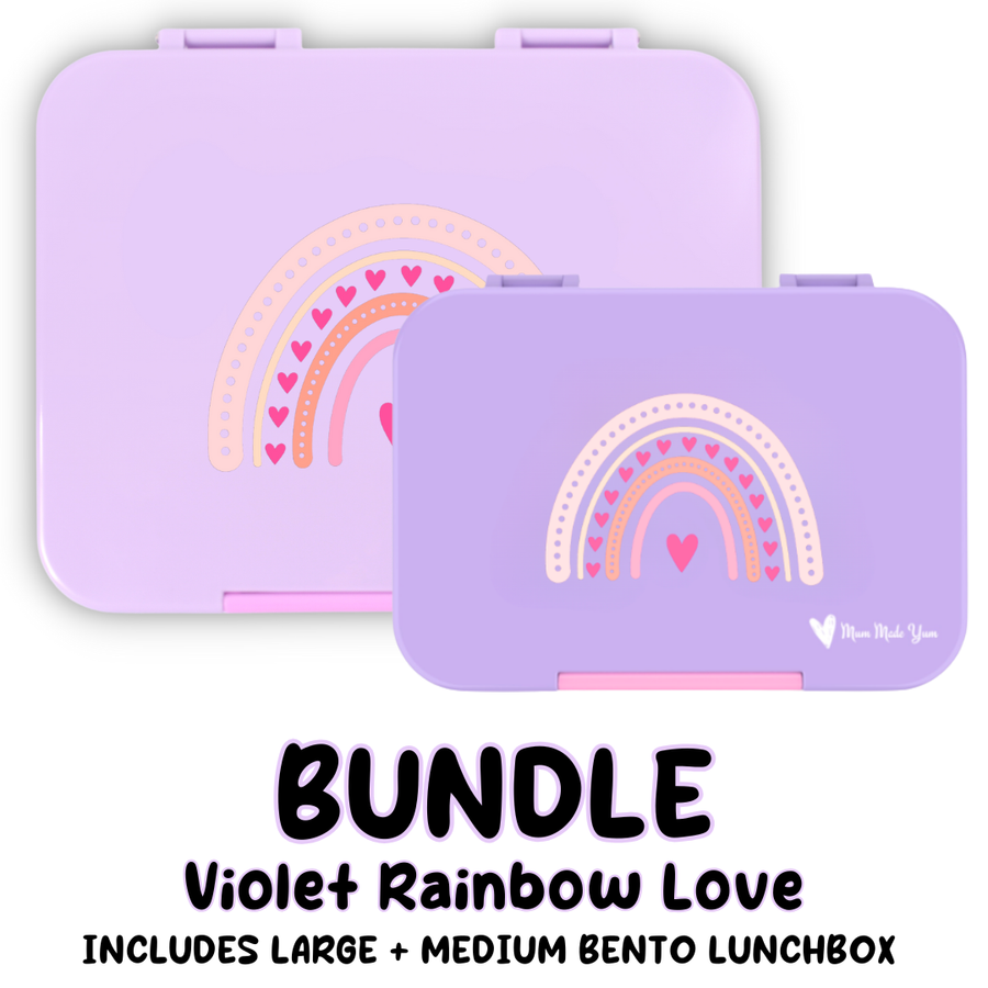 BUNDLE: Purple Rainbow Love Lunchbox Value Bundle