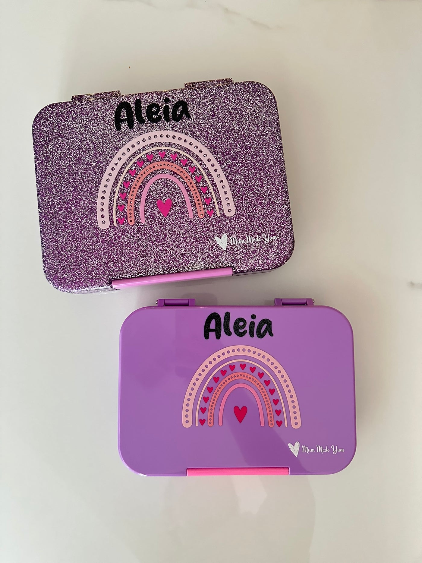 BUNDLE: Sparkle Purple Rainbow Love Lunchbox Value Bundle