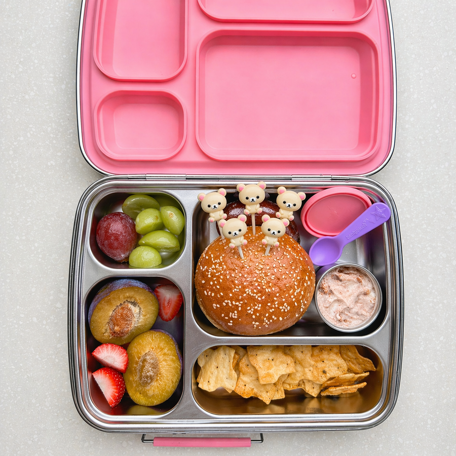 Food Picks/ Forks - Cute Bears (6 Pieces)