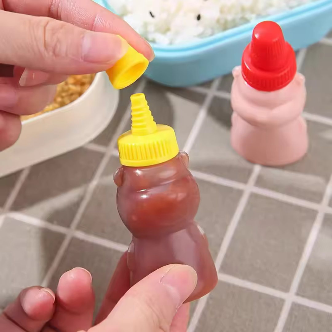 Mini Bear Sauce Bottles (2 Pack)