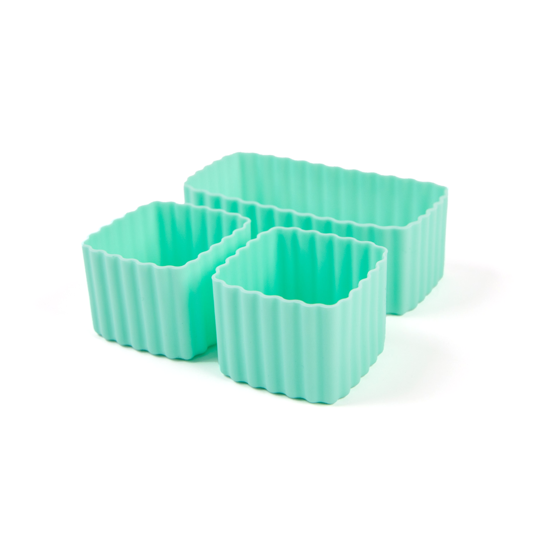Montii Bento Silicone Cups - 3 pack Marine Green