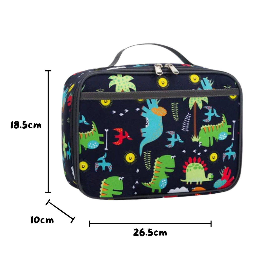 Insulated Lunch Cooler Carry Bag – Dinosaur