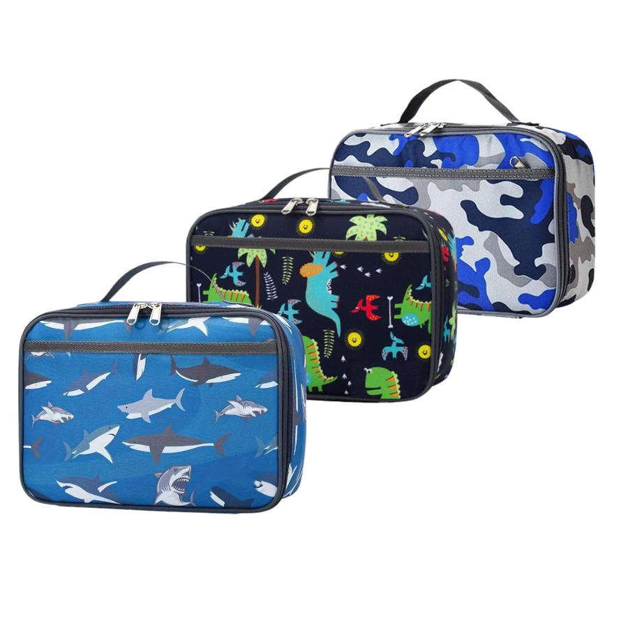 Insulated Lunch Cooler Carry Bag – Dinosaur