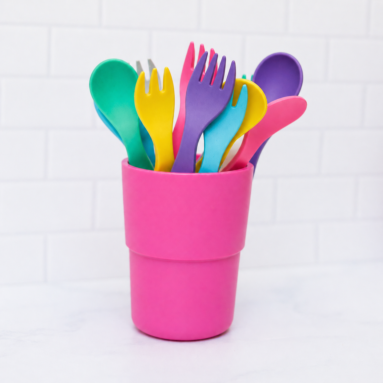 Plant-Based Cutlery Set - Purple (13cm)