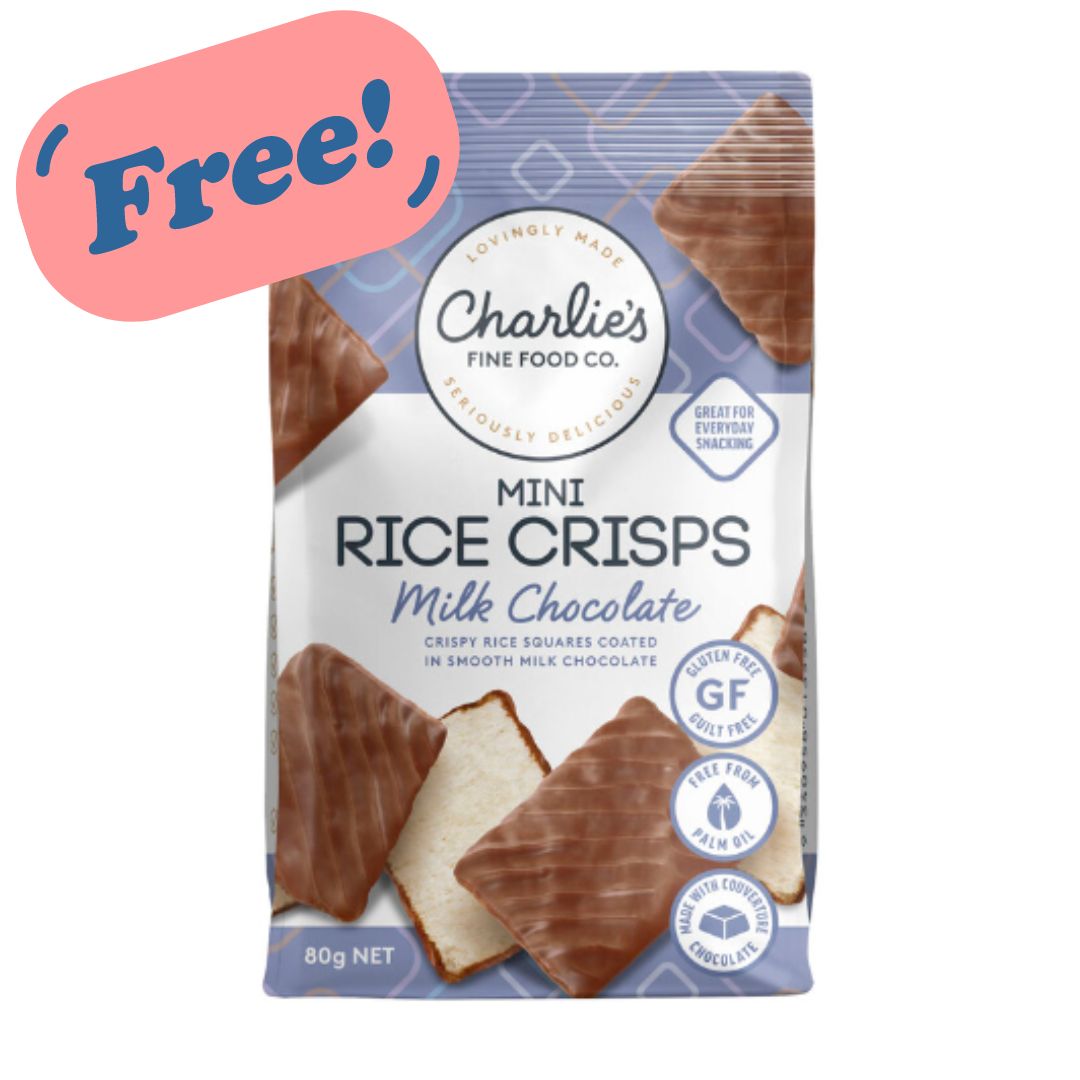 FREE GIFT - Charlie's Mini Rice Crisps