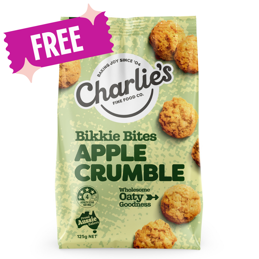 FREE GIFT - Charlie's Apple Crumble Bikkie Bites