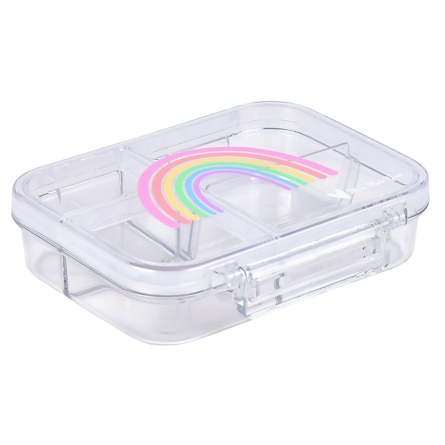 Bento Lunchbox (Mini Snack) - Clear Rainbow