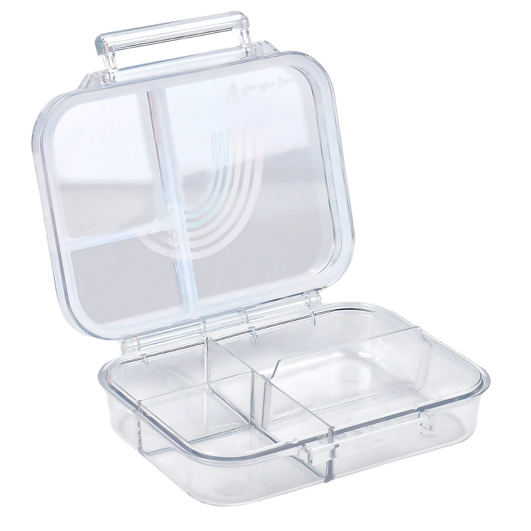 Bento Lunchbox (Mini Snack) - Clear Rainbow