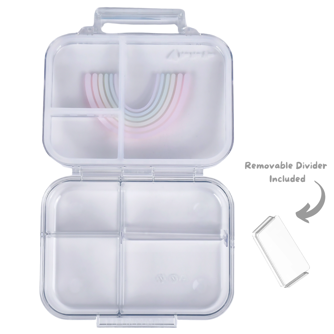 Bento Lunchbox (Mini Snack) - Clear Rainbow