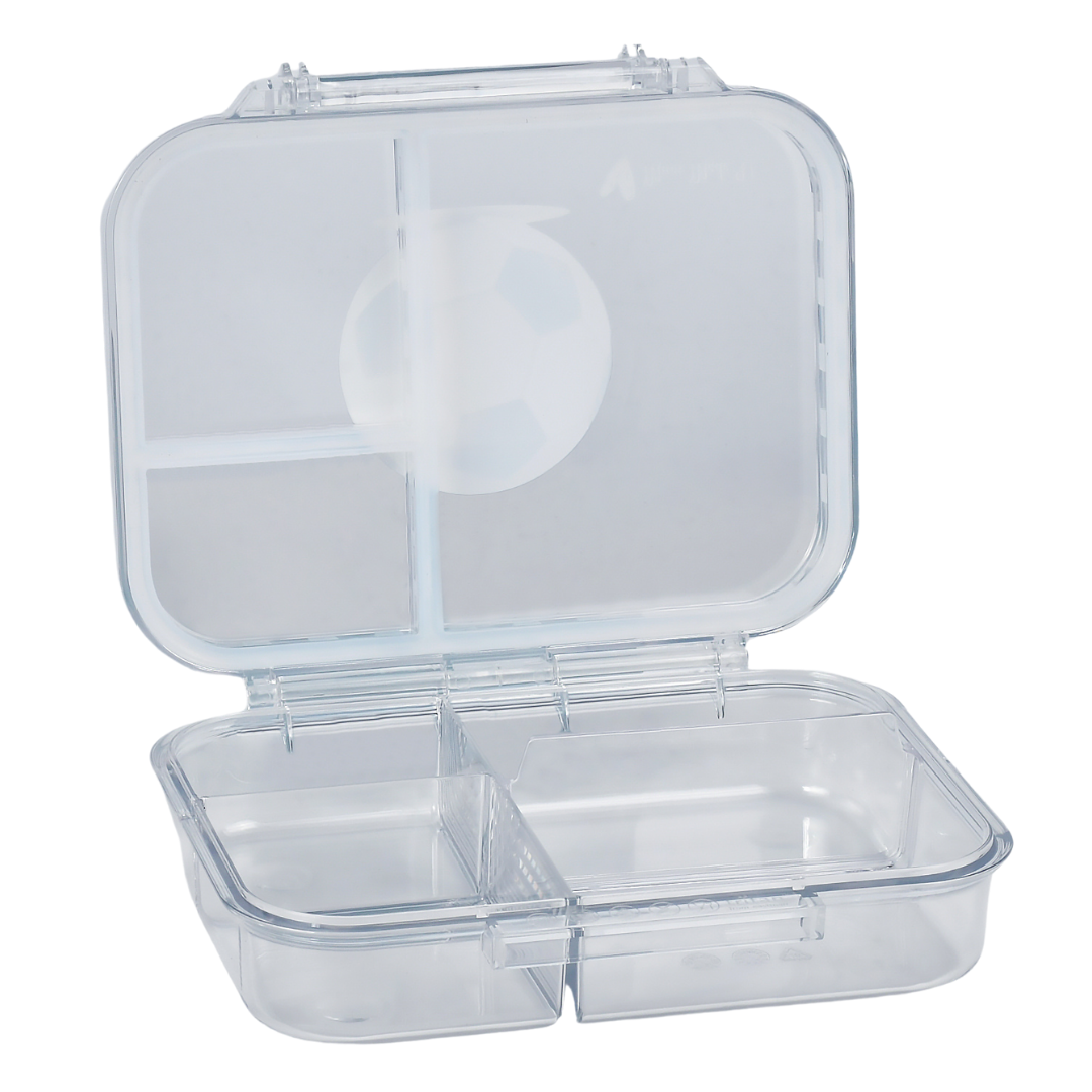 Bento Lunchbox (Mini Snack) - Clear Soccer