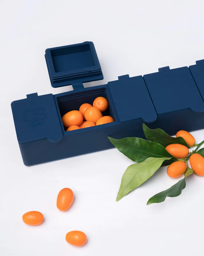 Contains Anything Snack Box - Deep Sea Blue | Mum Made Yum