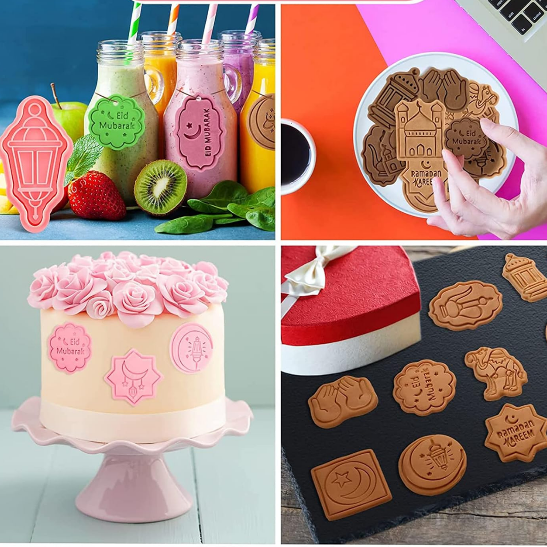 Cookie Mould Cutter - Eid - 8 Pieces
