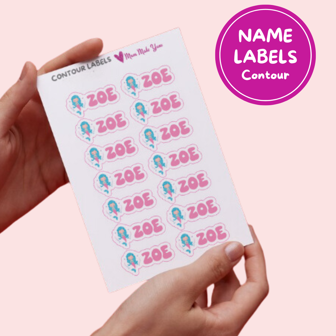 Custom Name Labels - Contour | Mum Made Yum