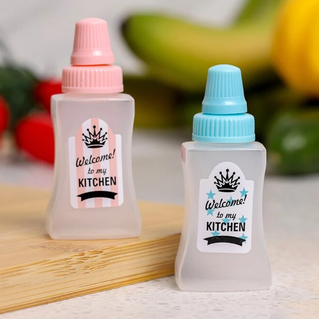 Mini Cute Sauce Bottles (2 Pack)3