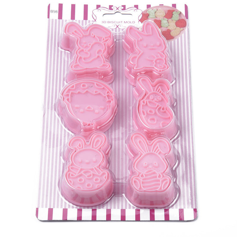 Cookie Mould Cutter - Easter - 6 Pieces