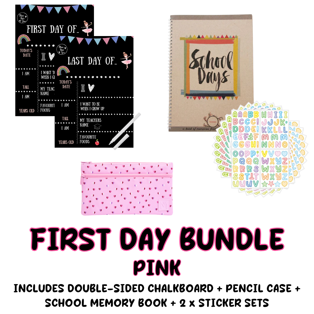BUNDLE: Pink "First Day" Value Bundle