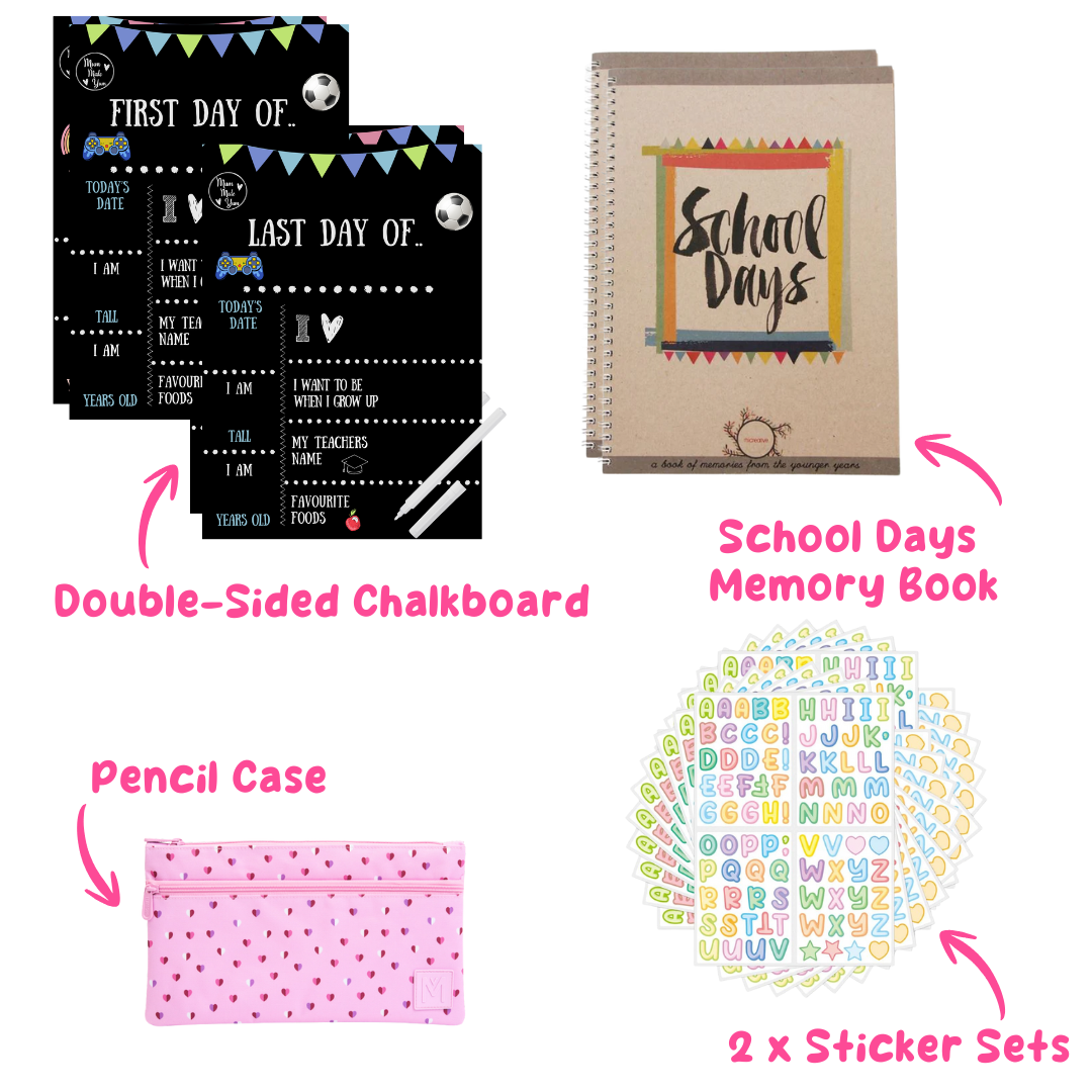 BUNDLE: Pink "First Day" Value Bundle