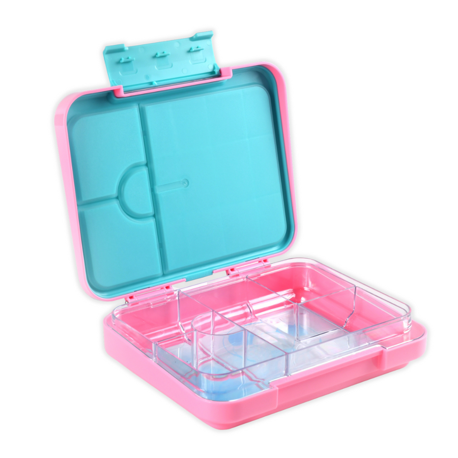 Bento Lunchbox (Large) - Floss Pink Soccer